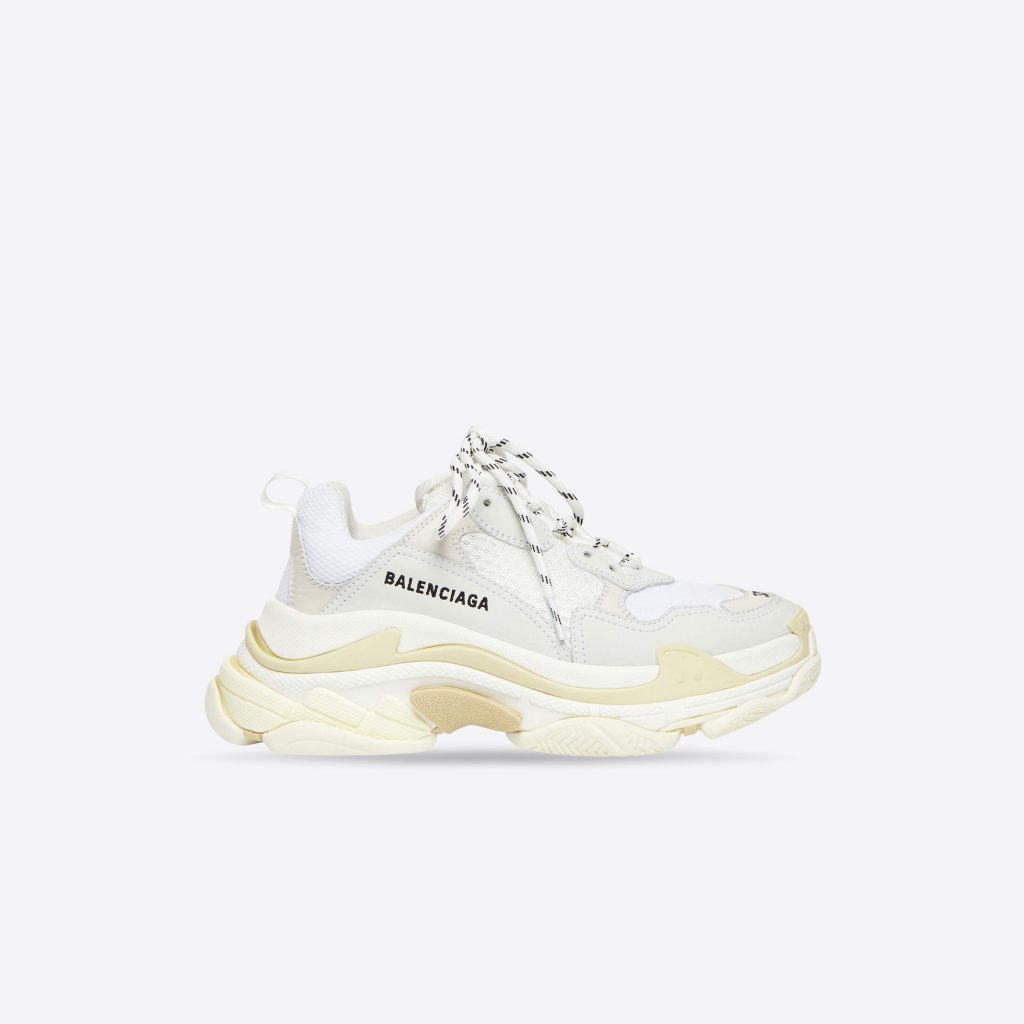 WOMEN'S TRIPLE S SNEAKER IN WHITE