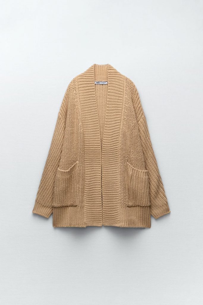 OVERSIZED KNIT CARDIGAN