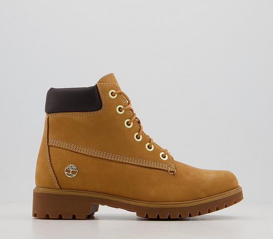 Slim Premium 6 Inch Boots Wheat Nubuck