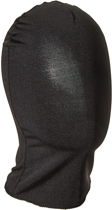 2nd Skin Full Hood Costume Face Mask Adult: Black