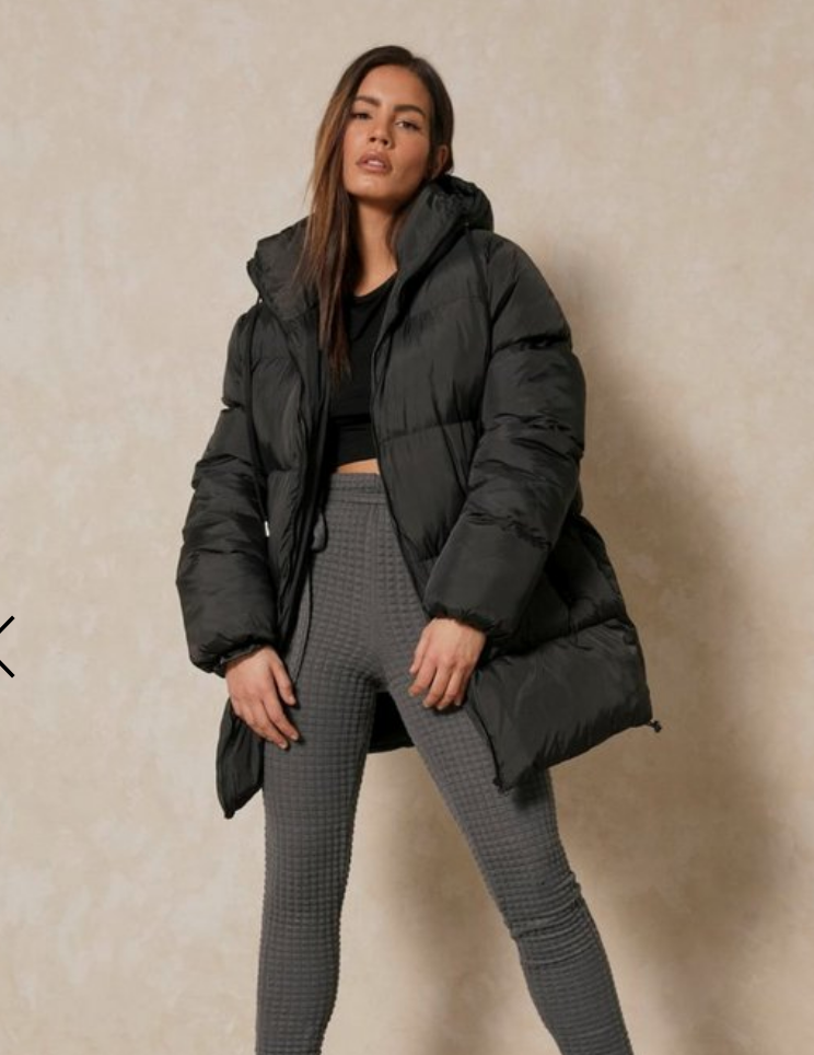 Oversized Midi Puffer Jacket