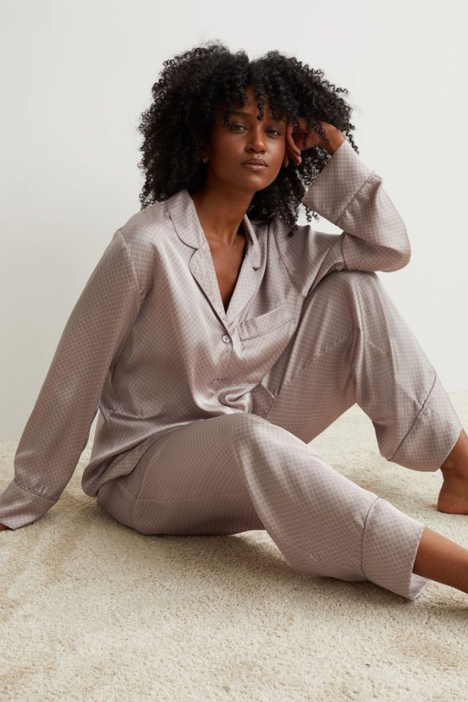 Satin nightshirt