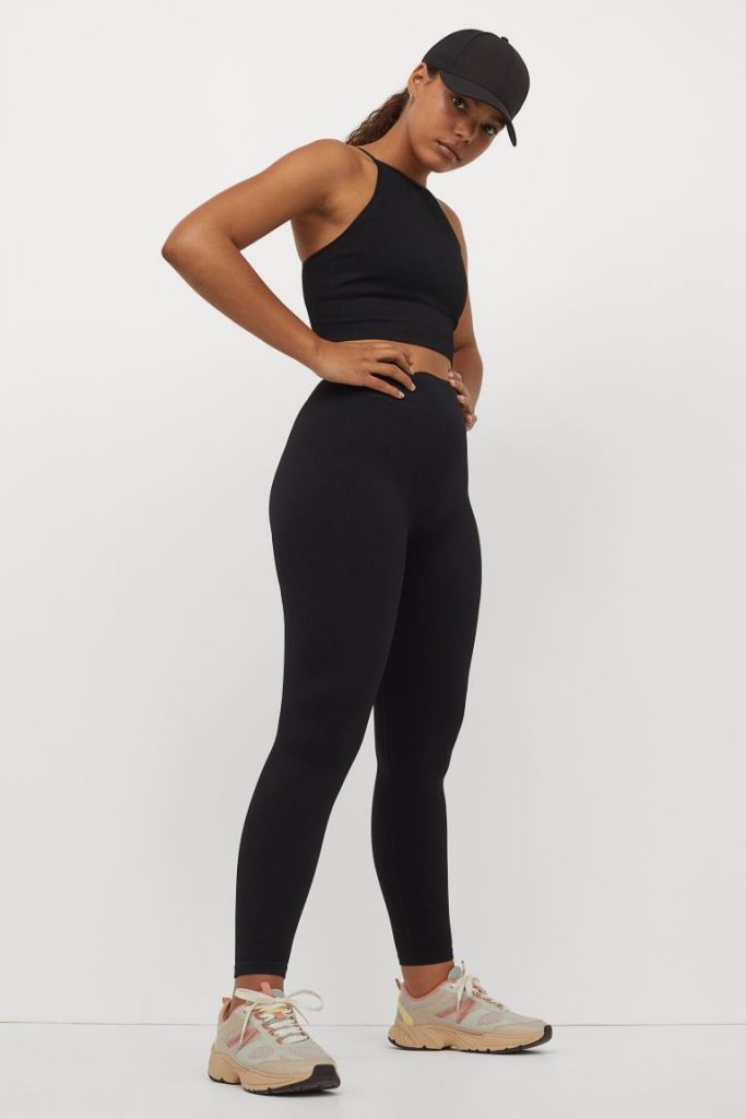Seamless sports tights