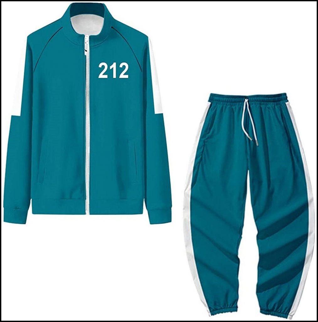 Squid Game Tracksuit , Squid Game Inspired Merch , Squid Game Jacket , Squid Game Number Jacket Squid game costum 212