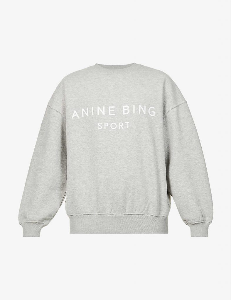 Evan branded cotton-blend sweatshirt