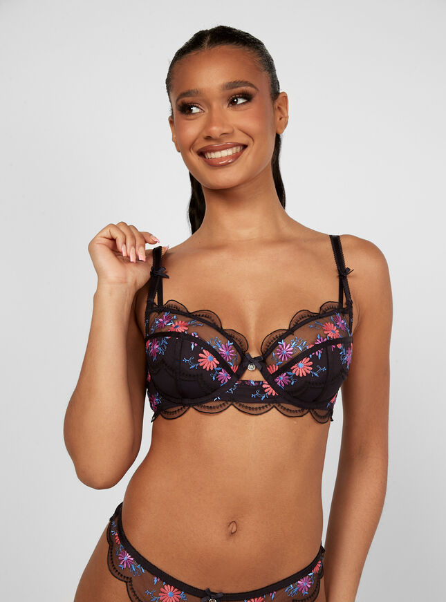 Joslyn balconette bra - Black Mix