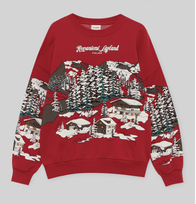 RED CHRISTMAS SWEATSHIRT