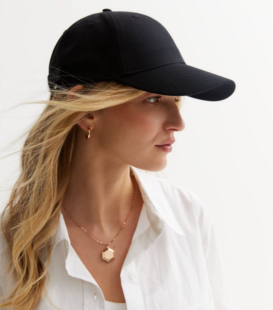 Black Plain Cap