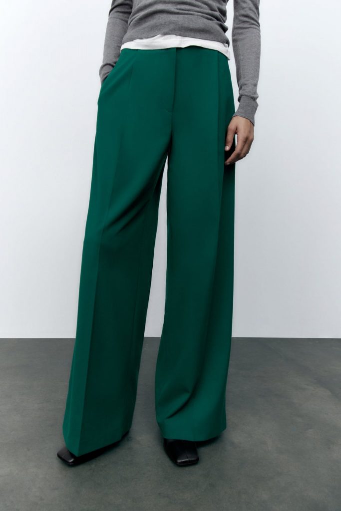 MASCULINE WIDE-LEG TROUSERS