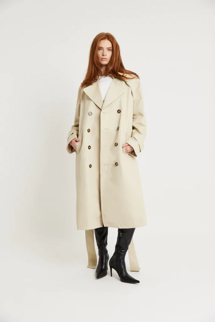 COTTON BELTED TRENCH COAT