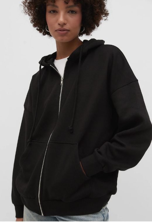 OVERSIZE ZIPPED HOODIE