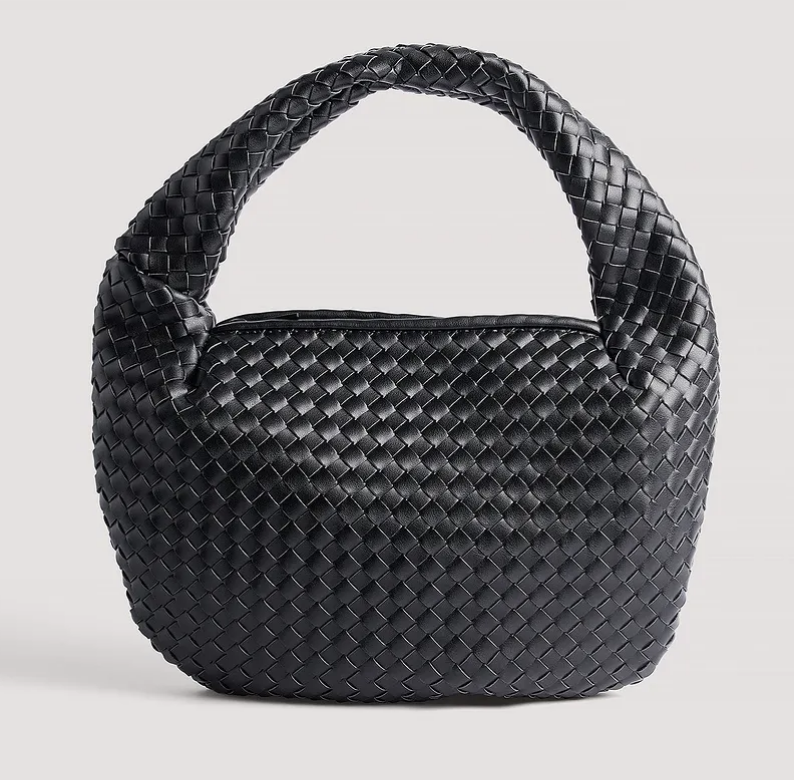 Woven Rounded Shoulder Bag