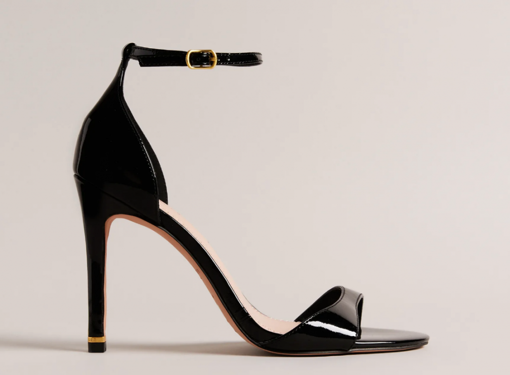 Patent Leather Heeled Sandals