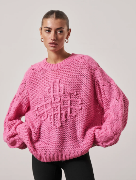 EMBLEM OVERSIZED KNIT JUMPER