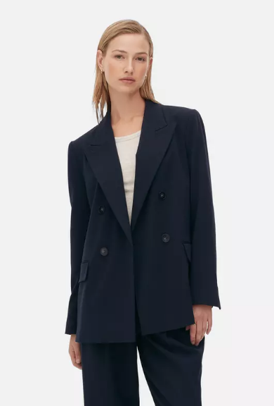 The Edit Double Breasted Blazer