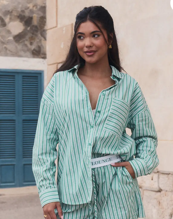 Oversized Pinstripe Shirt