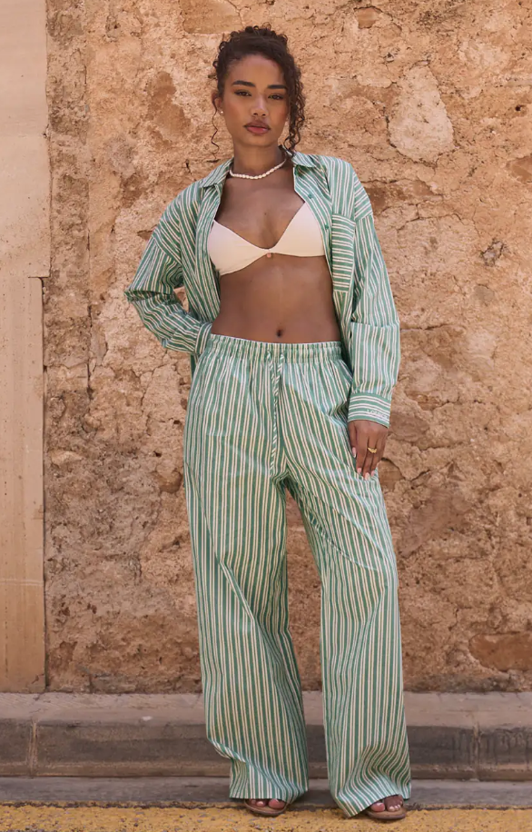 Pinstripe Trousers